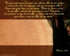 Mateus 7:3-5